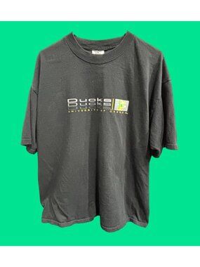 University Of Oregon Ducks Graphic T-Shirt Men's XXL Black T